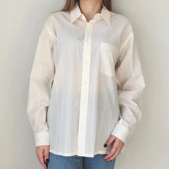 John Henry Shirts | Vintage John Henry Athletic Fit White Dress Shirt Collared Button Down 16 1/2 | Color: White | Size: 16.5 | Vodkadew's Closet John Henry Shirts | Vintage John Henry Athletic Fit White Dress Shirt Collared Button Down 16 1/2 | Color: White | Size: 16.5 | Vodkadew's Closet